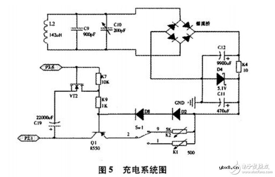 MSP430无线充电器电路原理解析