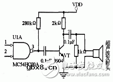 超声波测距电子电路设计详解 —电路图天天读（176）