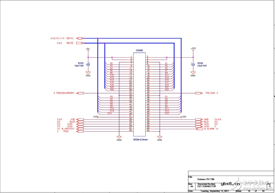 lpc1788开发板原理图