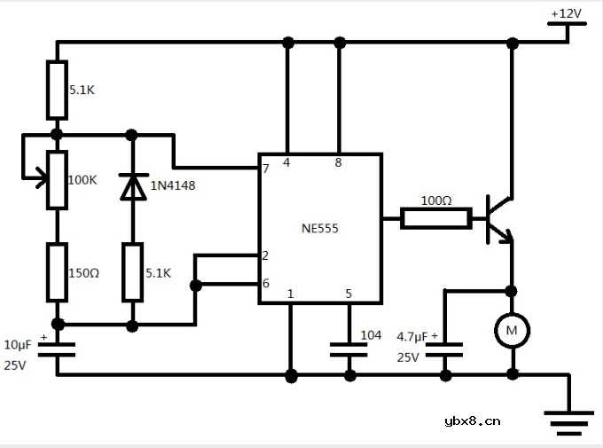 直流电机调速器电路图