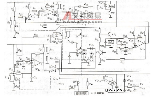 数码管显示温控电路图大全（六款模拟电路设计原理图详解）
