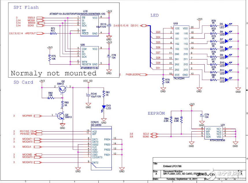 lpc1788开发板原理图