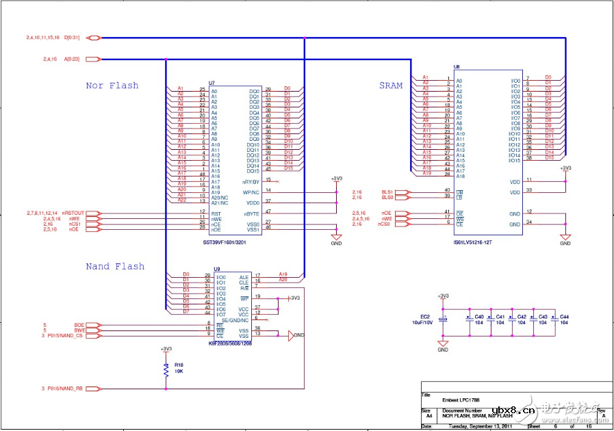 lpc1788开发板原理图