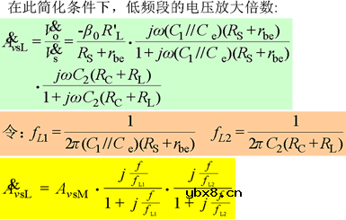 三极管基本放大电路的频率响应