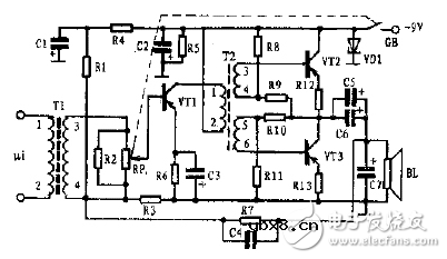 音频信号放大器电路图大全（十款经典的音频信号放大器电路原理图详解）