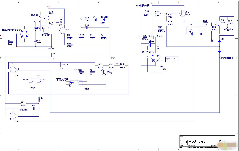 us52调速器电路原理图