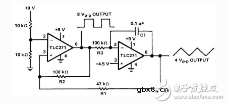 单电源供电的信号（函数）发生器电路图介绍