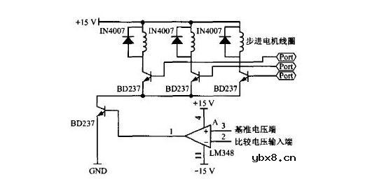 步进电机驱动电路图大全（六款二相步进电机/三相反应式/LT2221驱动电路）