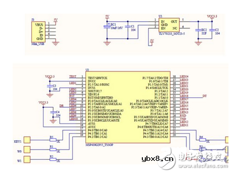 剖析MSP430电容触摸系统驱动电路 —电路图天天读（167）