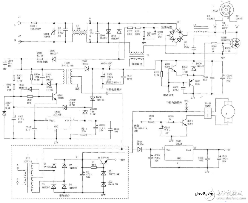 九阳电磁炉电路图大全（三款九阳电磁炉电路设计原理图详解）