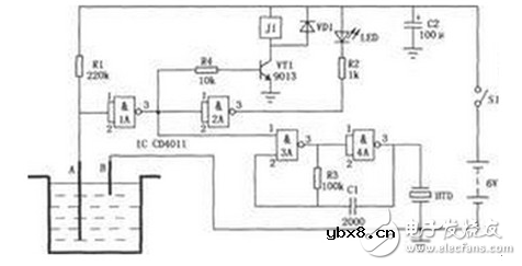 高低水位控制电路图大全（六款高低水位控制电路原理图详解）