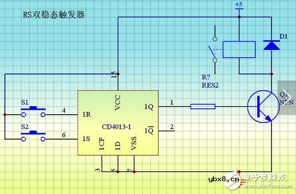 CD4013的双D触发器介绍