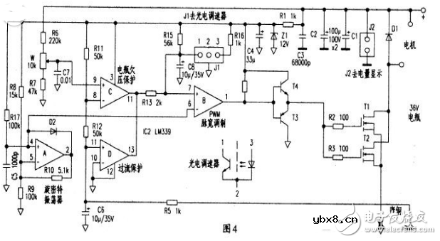电动叉车控制器电路图大全（稳压电源/有刷控制器/89C2051控制器）
