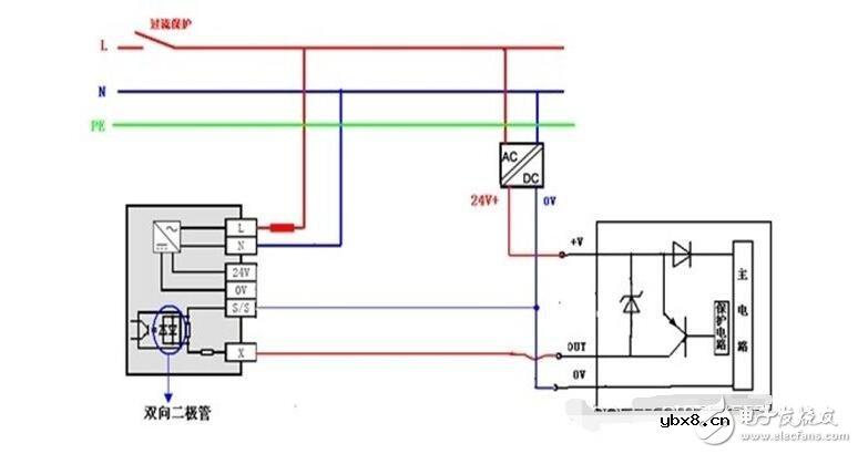 光电开关接线实物图_光电开关接线方法