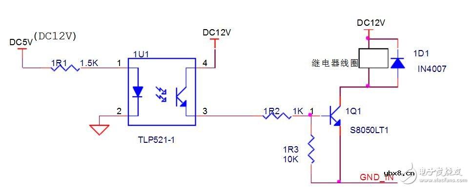光耦驱动继电器电路图大全（光电耦合器/ULN2803/开关电路）