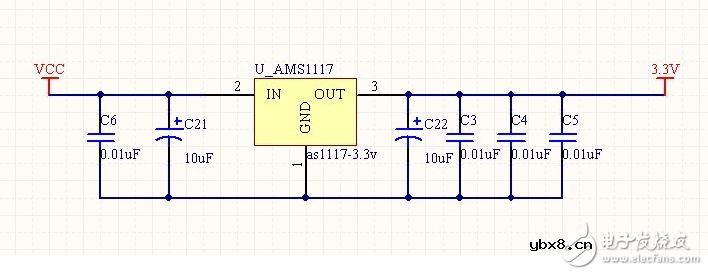 lm1117稳压电路图