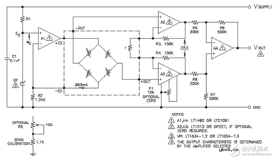 汽车电子的压力传感器电路设计—电路图天天读（311）