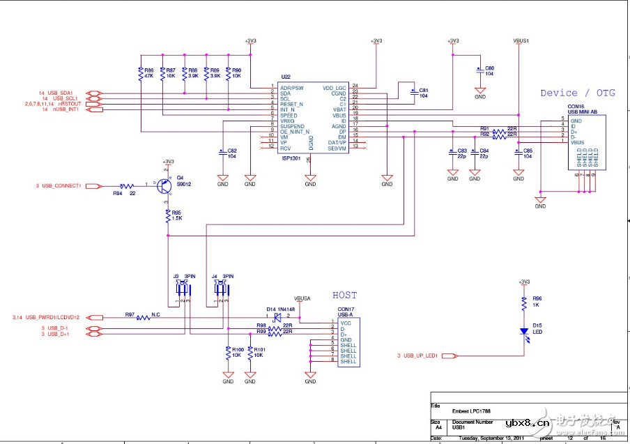 lpc1788开发板原理图