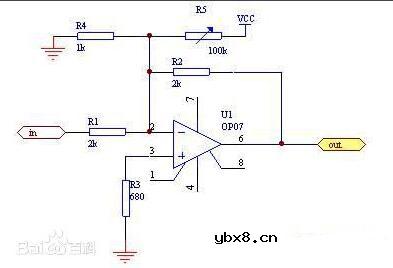 反相加法器电路与原理