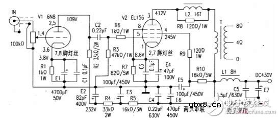 211电子管功放电路图大全（八款模拟电路设计原理图详解）