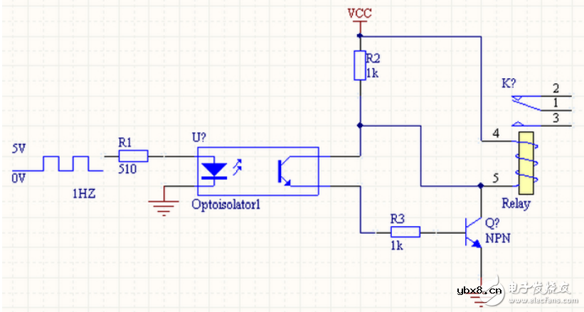光耦驱动继电器电路图大全（光电耦合器/ULN2803/开关电路）