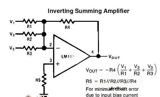 反相加法器电路与原理