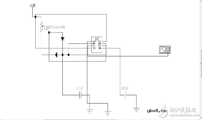 占空比可调的方波发生器（基于555的电路原理图与制作）