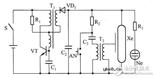 声控闪光灯电路图大全（驻极体电容器话筒/高压闪光灯）