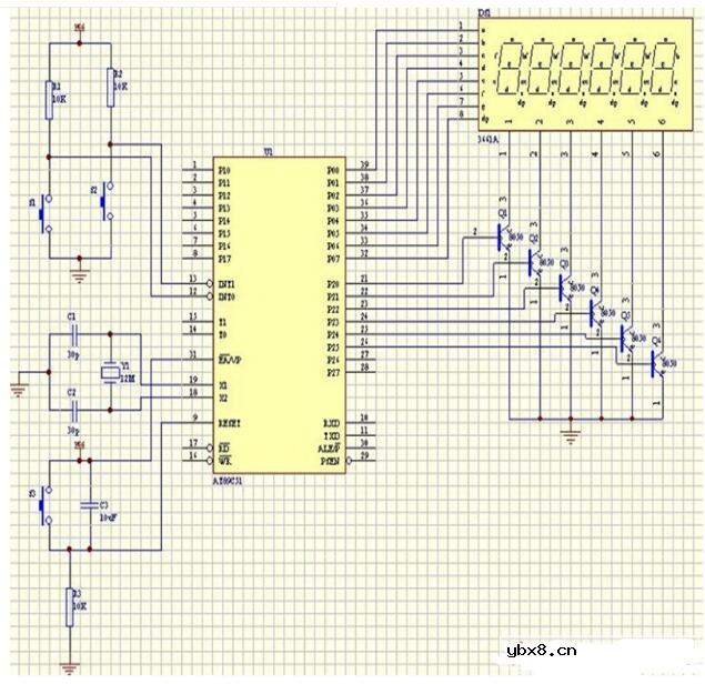 数字时钟设计电路图汇总（七款数字时钟电路图）