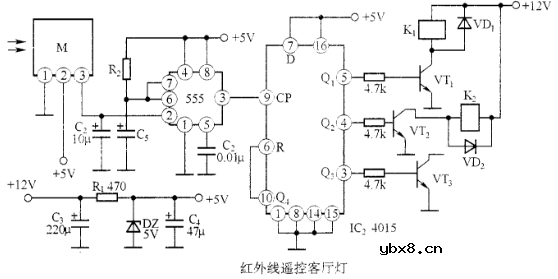 三路遥控开关电路图大全（五款模拟电路设计原理图详解）