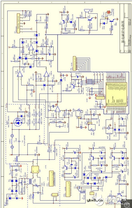 美的电磁炉电路图大全（六款美的电磁炉电路设计原理图详解）