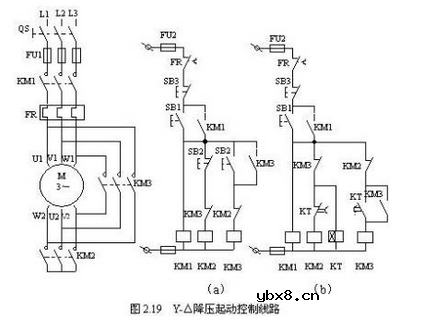 星三角降压启动电气原理图画法大全