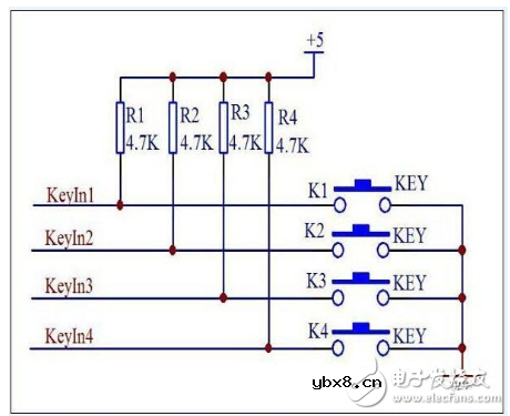 单片机按键复位电路原理和电路图解析