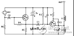 电子管发射机电路图大全（6Pl电子管/调频发射机电路图详解）