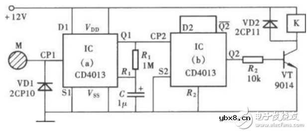 cd4013开关应用电路