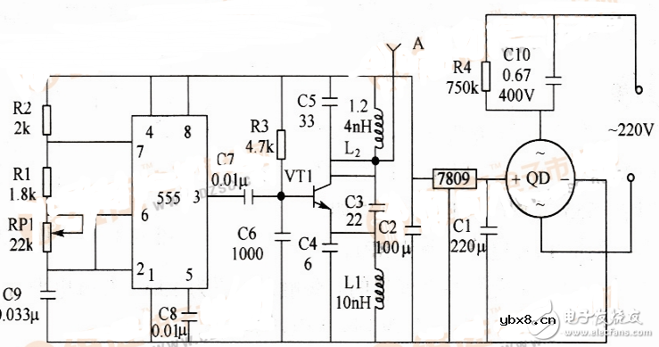 最简单无线发射电路图大全（超声波发射/射频收发电路/调频发射器）