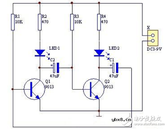 最简单闪光灯电路图大全（晶体管/电容器/照相机闪光灯）