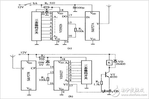 无线遥控开关电路图大全(六款电路图介绍）