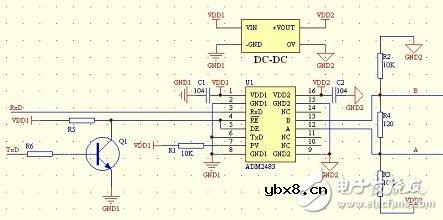 RS485收发连接器参考电路设计大全