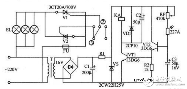 继电器开关电路图大全（光控开关电路/时间继电器/单稳触发电路）