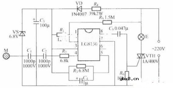 两款触摸式步进调光灯电路图解析