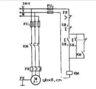 三款正反转点动控制电路图解析