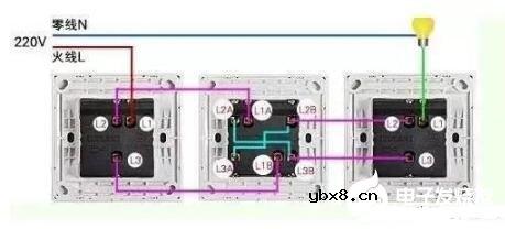 双控开关的连接方法分享