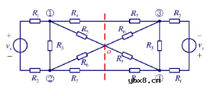 如何通过对称电路的等效变换转化回简单电路
