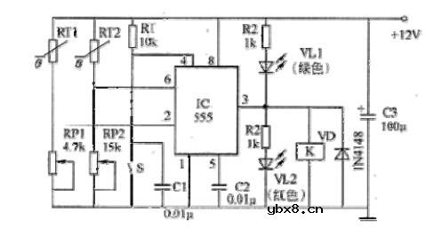 两款高低温双限控制器电路图详解