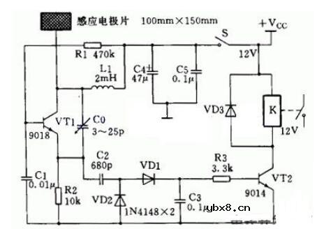 容性感应接近开关电路