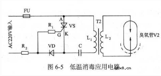 电子消毒柜典型应用电路