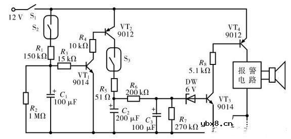 报警器延时控制电路介绍