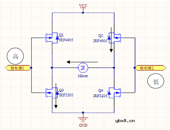 12v直流电机驱动电路图