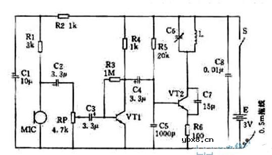 消除声反馈的无线话筒电路图解析
